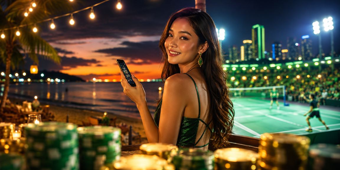 Pengguna Malaysia memainkan kasino mudah alih hla360 di Kota Kinabalu