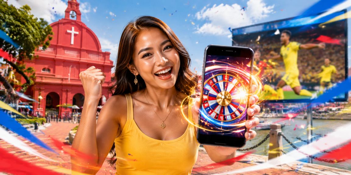 Pemain memainkan roulette kasino gaya Melayu di Melaka