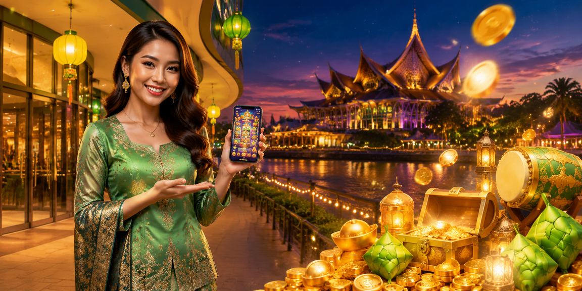 Pengguna di Sarawak menggunakan aplikasi kasino hla360 semasa perayaan Hari Raya